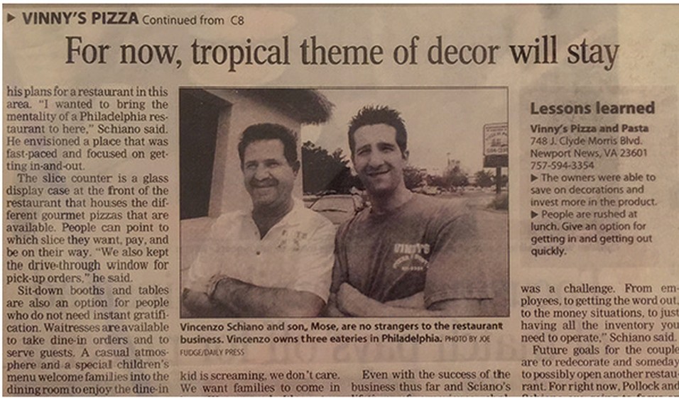 Vinny and Mose in the Daily Press