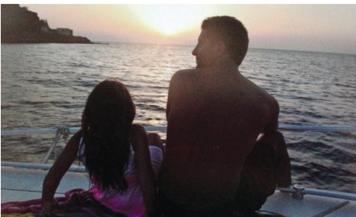 Mose and Atiana off the Italian coast