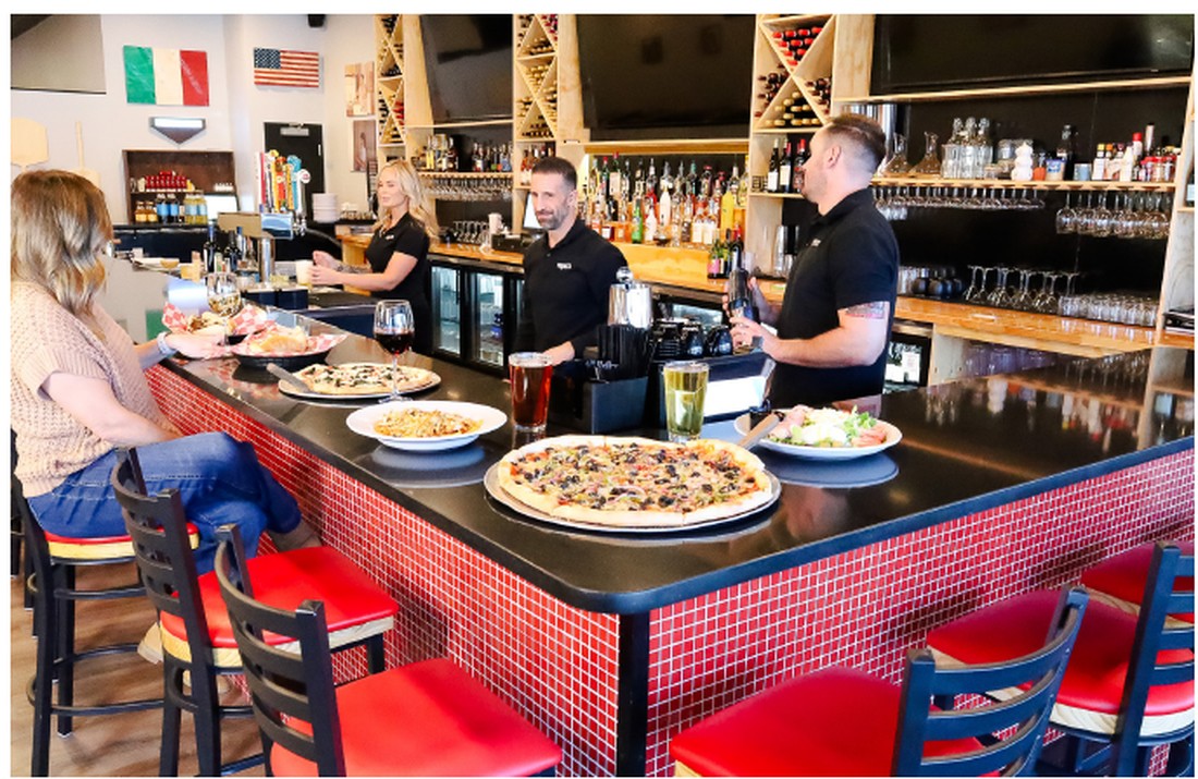 The bar at Vinny&rsquo;s Osteria
