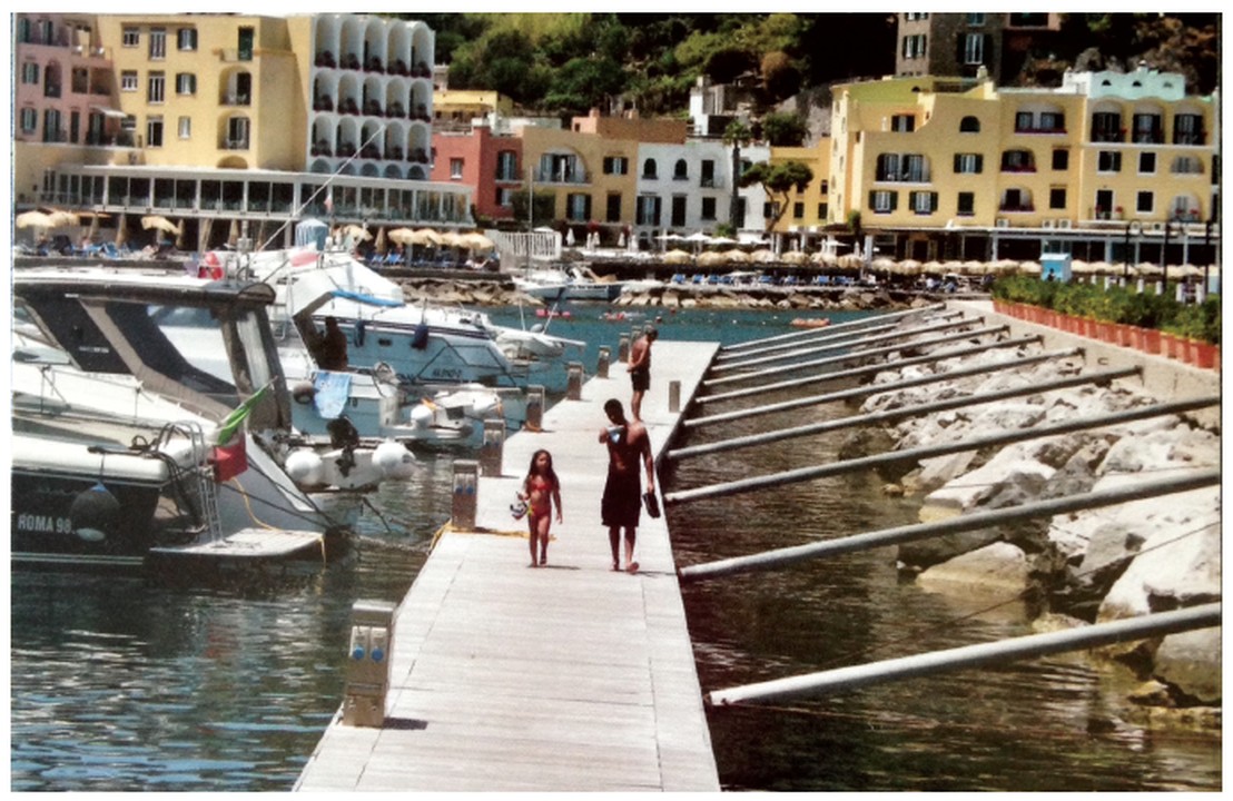 Walking the marina, Bacoli